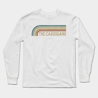 The Cardigans Retro Stripes Long Sleeve T-Shirt